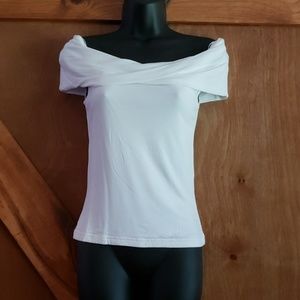 H&M off shoulder White top.